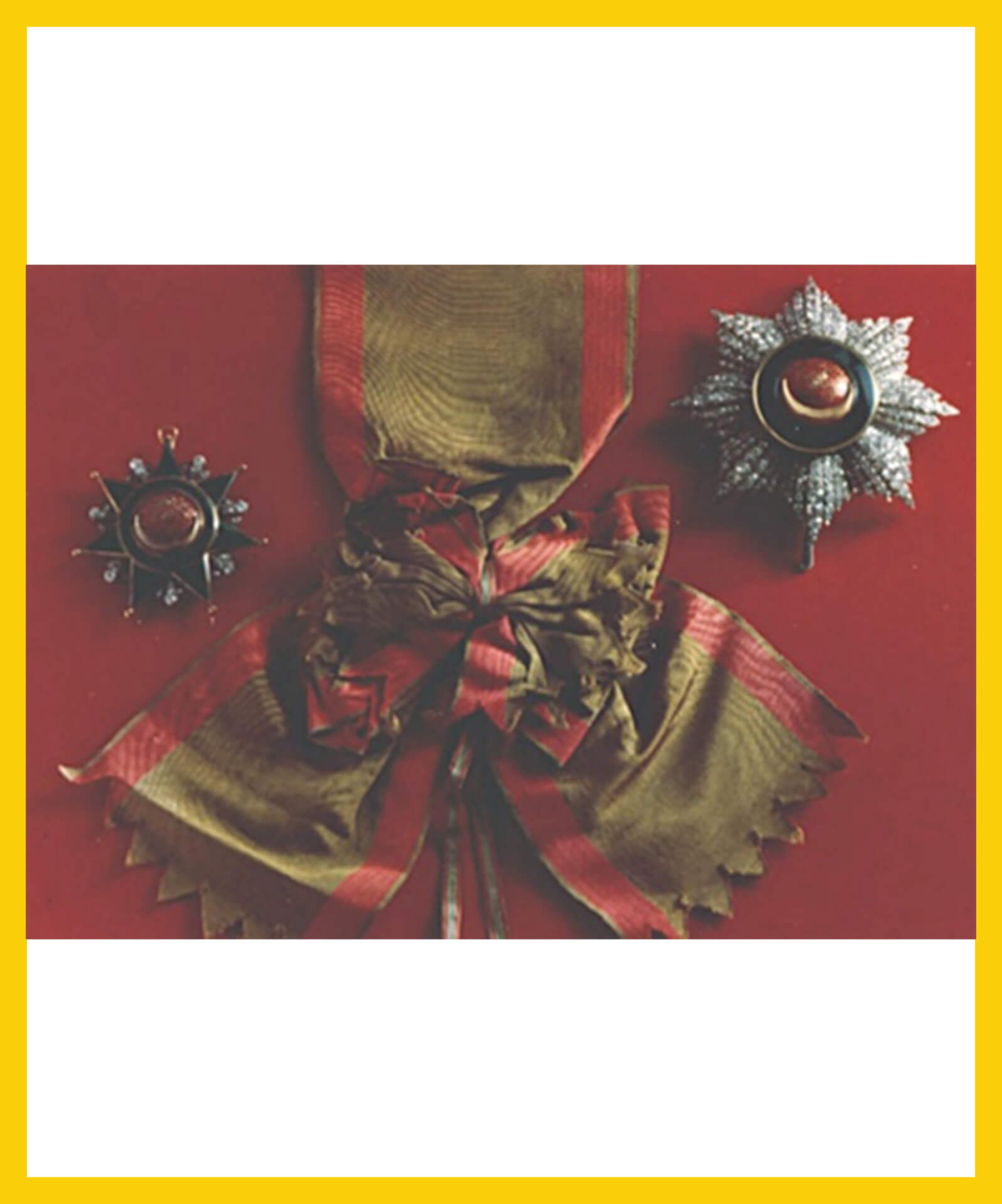 First Class Order of the Star of Osmanieh, Turki. (Sumber : Muzium DiRaja Abu Bakar)